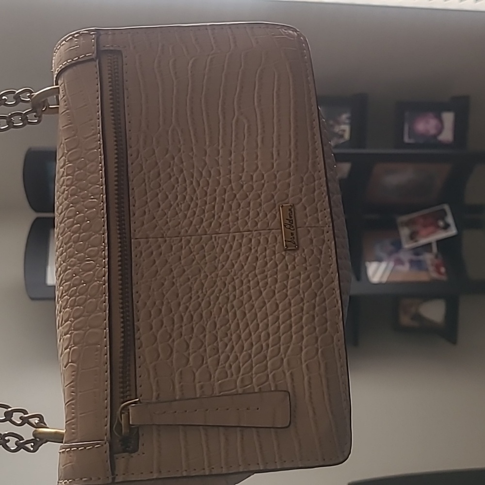 Sam Edelman Croc Leather Crossbody/Shoulder Bag. - Picture 5 of 16